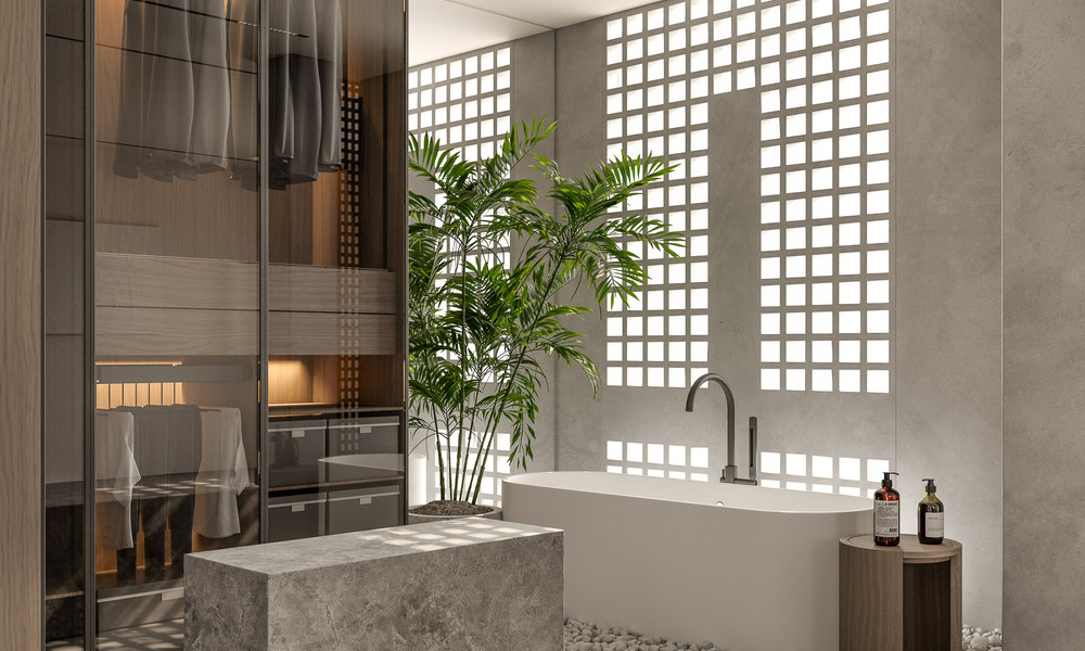 Sofisticado ático de lujo en venta en complejo en primera línea de playa en la Nueva Milla de Oro entre Marbella y Estepona 52983