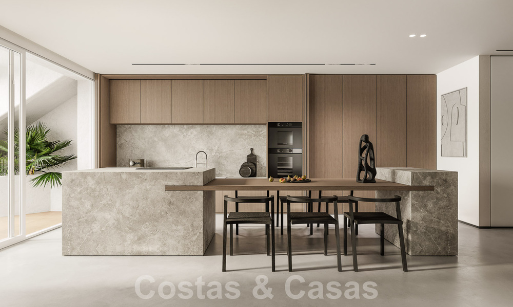 Sofisticado ático de lujo en venta en complejo en primera línea de playa en la Nueva Milla de Oro entre Marbella y Estepona 52993