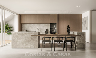 Sofisticado ático de lujo en venta en complejo en primera línea de playa en la Nueva Milla de Oro entre Marbella y Estepona 52993 