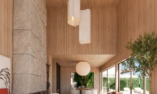 Nuevo proyecto con 6 innovadoras villas de diseño arquitectónico en venta con vistas panorámicas al mar en Cascada de Camoján en Marbella 53074 