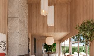 Nuevo proyecto con 5 innovadoras villas de diseño arquitectónico en venta con vistas panorámicas al mar en Cascada de Camoján en Marbella 53074 