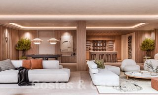 Nuevo proyecto con 5 innovadoras villas de diseño arquitectónico en venta con vistas panorámicas al mar en Cascada de Camoján en Marbella 53078 