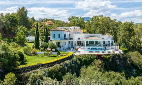 Magnífica villa mediterránea de lujo en venta con vistas panorámicas al mar en La Quinta, Benahavis - Marbella 53136