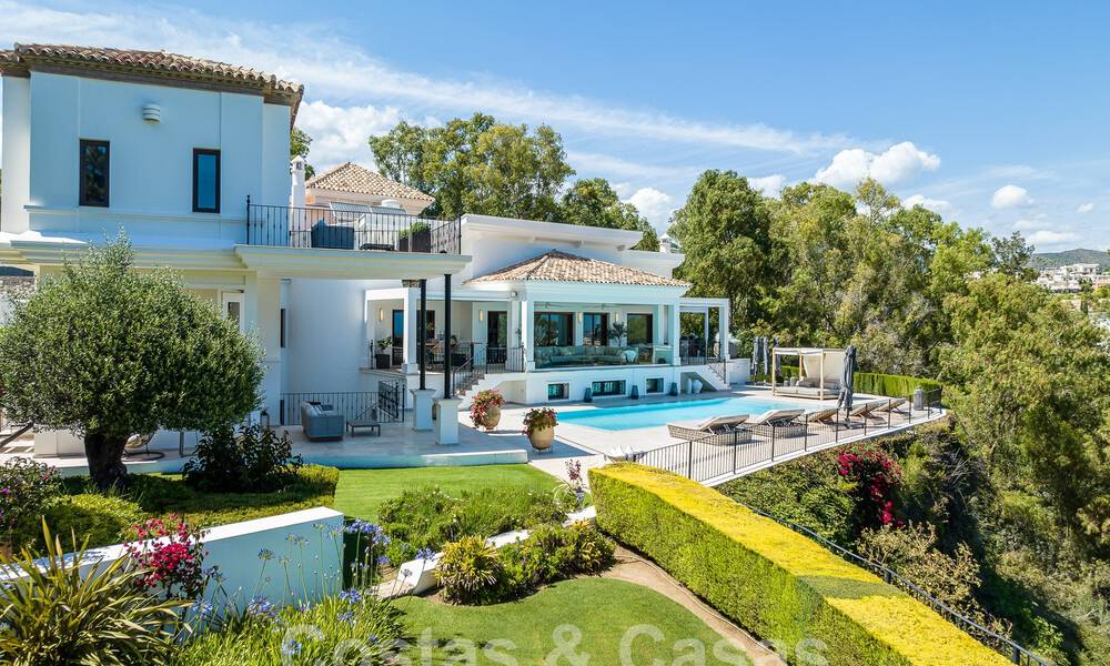 Magnífica villa mediterránea de lujo en venta con vistas panorámicas al mar en La Quinta, Benahavis - Marbella 53138