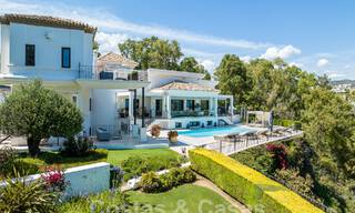 Magnífica villa mediterránea de lujo en venta con vistas panorámicas al mar en La Quinta, Benahavis - Marbella 53138 