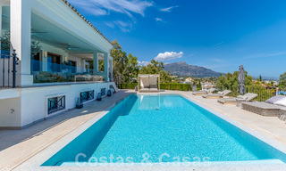 Magnífica villa mediterránea de lujo en venta con vistas panorámicas al mar en La Quinta, Benahavis - Marbella 53140 