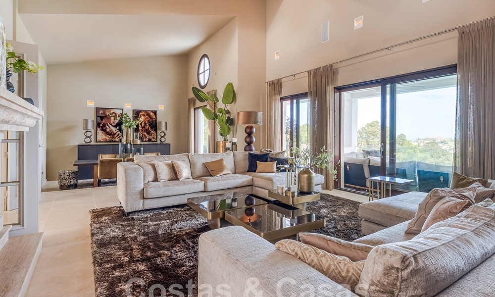 Magnífica villa mediterránea de lujo en venta con vistas panorámicas al mar en La Quinta, Benahavis - Marbella 53148
