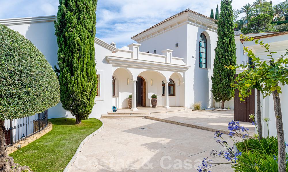 Magnífica villa mediterránea de lujo en venta con vistas panorámicas al mar en La Quinta, Benahavis - Marbella 53154