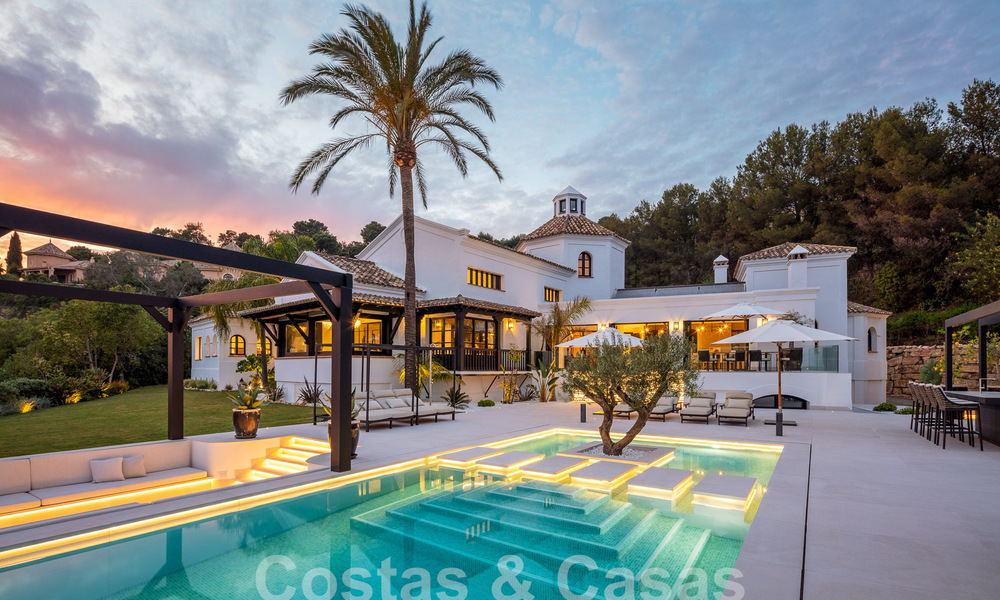 Paradisíaca villa boutique de estilo resort en venta en el exclusivo complejo de golf La Zagaleta, Benahavis - Marbella 53456