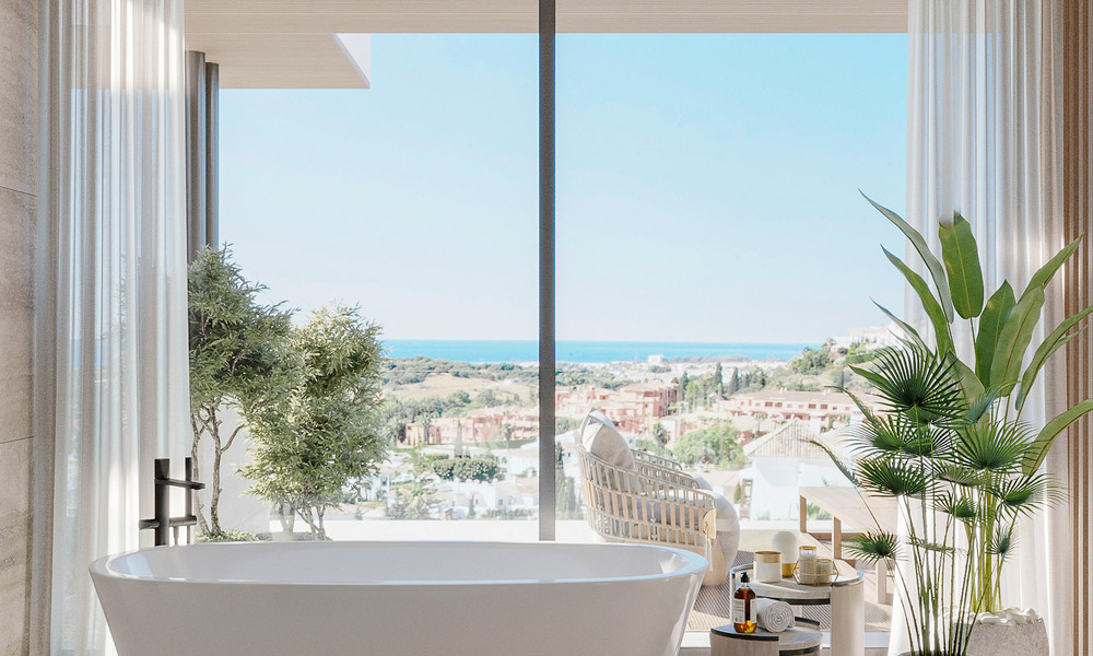Nueva villa de diseño ultra lujosa en venta en urbanización privilegiada a un paso de campos de golf en Marbella - Benahavis 54644