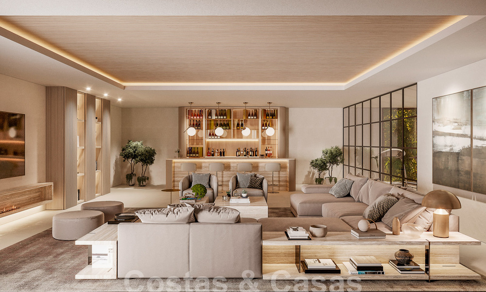 Nueva villa de diseño ultra lujosa en venta en urbanización privilegiada a un paso de campos de golf en Marbella - Benahavis 54650