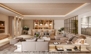 Nueva villa de diseño ultra lujosa en venta en urbanización privilegiada a un paso de campos de golf en Marbella - Benahavis 54650 