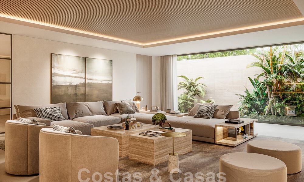 Nueva villa de diseño ultra lujosa en venta en urbanización privilegiada a un paso de campos de golf en Marbella - Benahavis 54651