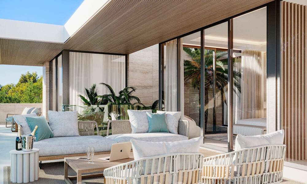 Nueva villa de diseño ultra lujosa en venta en urbanización privilegiada a un paso de campos de golf en Marbella - Benahavis 54652