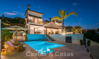 Prestigiosa villa de lujo en venta con magníficas vistas en las colinas de La Quinta, Benahavis - Marbella 54712 