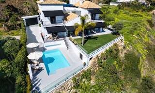 Prestigiosa villa de lujo en venta con magníficas vistas en las colinas de La Quinta, Benahavis - Marbella 64940 
