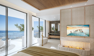 Exclusivo proyecto con 4 villas pareadas de lujo en venta, en primera línea de playa, en Marbella Este. ¡Gran descuento para la última villa! 53350 