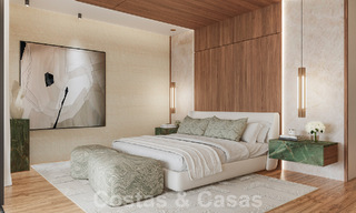 Nuevo proyecto! Villas de lujo ultramodernas en venta con diseño exterior balinés, en primera línea de playa cerca de San Pedro, Marbella 53413 