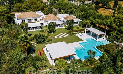 Majestuosa villa de estilo mediterráneo en venta en la urbanización cerrada de Sierra Blanca, en la Milla de Oro de Marbella 53714