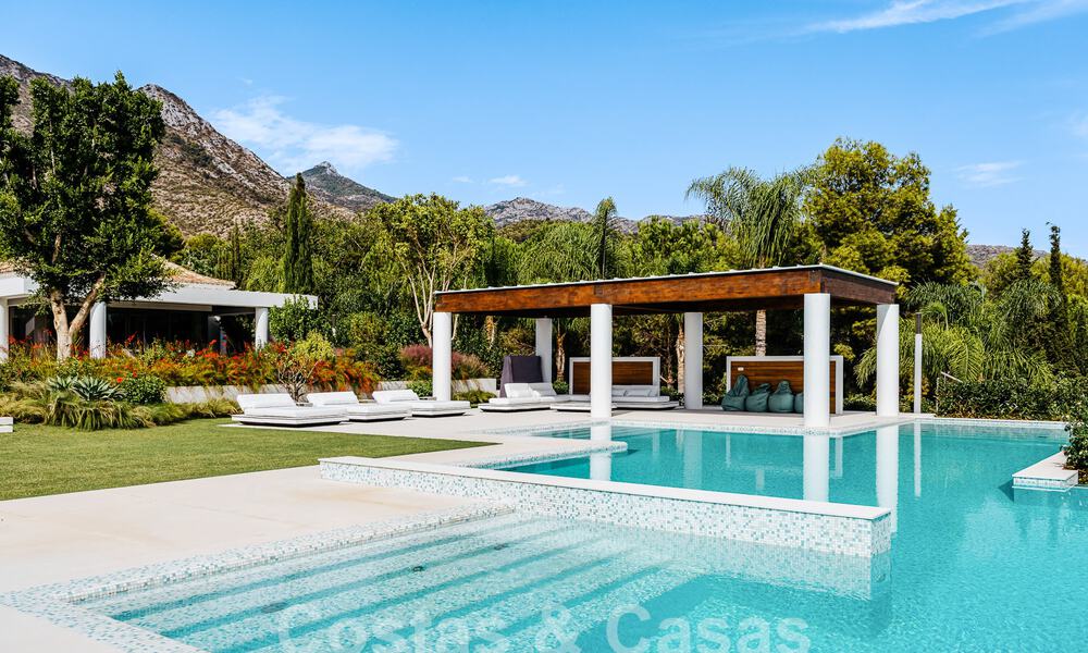 Majestuosa villa de estilo mediterráneo en venta en la urbanización cerrada de Sierra Blanca, en la Milla de Oro de Marbella 53717
