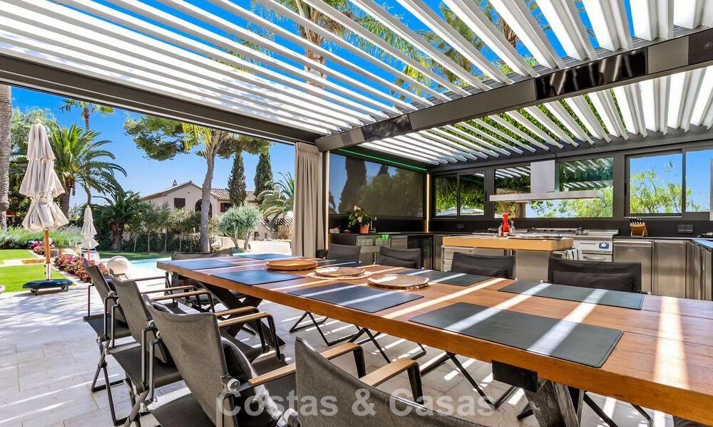 Villa rústica de lujo en venta con piscina privada climatizada al este de Marbella centro 786371