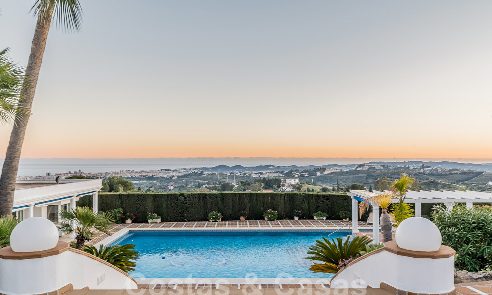 Espacioso mansión palaciego con impresionantes vistas al mar en venta cerca de Mijas Pueblo, Costa del Sol 54021