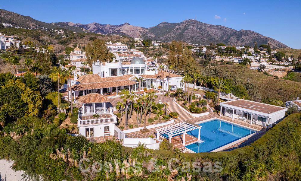 Espacioso mansión palaciego con impresionantes vistas al mar en venta cerca de Mijas Pueblo, Costa del Sol 54032