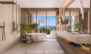 Exclusiva urbanización con 5 villas de diseño vanguardista en venta con vistas panorámicas al mar en Cascada de Camojan, Marbella 54048 