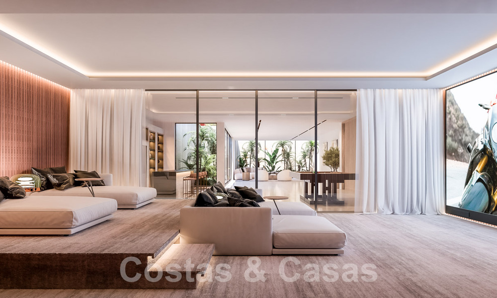 Exclusiva urbanización con 5 villas de diseño vanguardista en venta con vistas panorámicas al mar en Cascada de Camojan, Marbella 58231