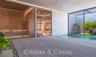 Exclusiva urbanización con 5 villas de diseño vanguardista en venta con vistas panorámicas al mar en Cascada de Camojan, Marbella 58234 