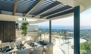 Apartamentos de lujo con diseño innovador en venta en un gran resort de naturaleza y golf en Marbella - Benahavis 54735 