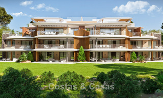 Nuevo! Apartamentos de lujo con diseño innovador en venta en un gran resort de naturaleza y golf en Marbella - Benahavis 54736 