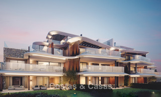 Apartamentos de lujo con diseño innovador en venta en un gran resort de naturaleza y golf en Marbella - Benahavis 54739 