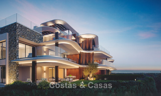Apartamentos de lujo con diseño innovador en venta en un gran resort de naturaleza y golf en Marbella - Benahavis 54740 
