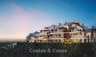 Apartamentos de lujo con diseño innovador en venta en un gran resort de naturaleza y golf en Marbella - Benahavis 54748 
