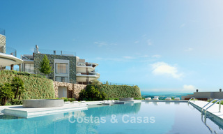 Apartamentos de lujo con diseño innovador en venta en un gran resort de naturaleza y golf en Marbella - Benahavis 54749 