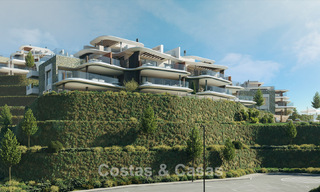 Apartamentos de lujo con diseño innovador en venta en un gran resort de naturaleza y golf en Marbella - Benahavis 54751 