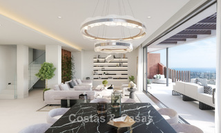 Apartamentos de lujo con diseño innovador en venta en un gran resort de naturaleza y golf en Marbella - Benahavis 54758 