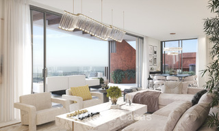 Apartamentos de lujo con diseño innovador en venta en un gran resort de naturaleza y golf en Marbella - Benahavis 54759 