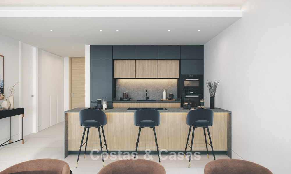 Apartamentos de lujo con diseño innovador en venta en un gran resort de naturaleza y golf en Marbella - Benahavis 54762
