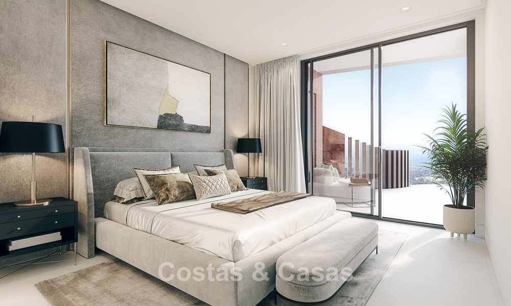 Apartamentos de lujo con diseño innovador en venta en un gran resort de naturaleza y golf en Marbella - Benahavis 54764