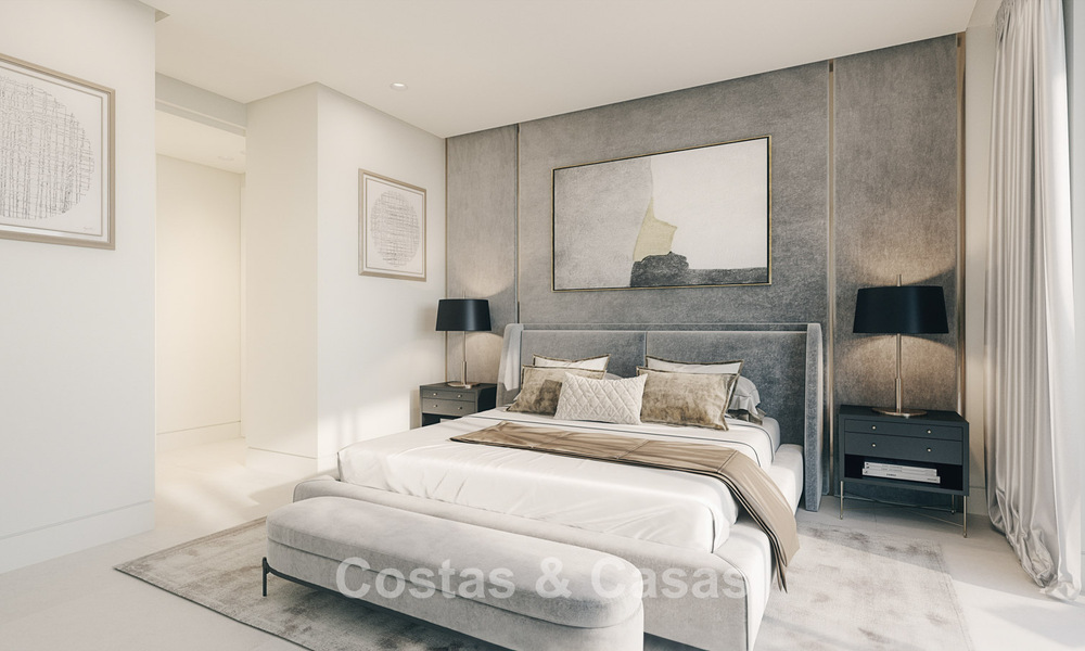 Apartamentos de lujo con diseño innovador en venta en un gran resort de naturaleza y golf en Marbella - Benahavis 54765