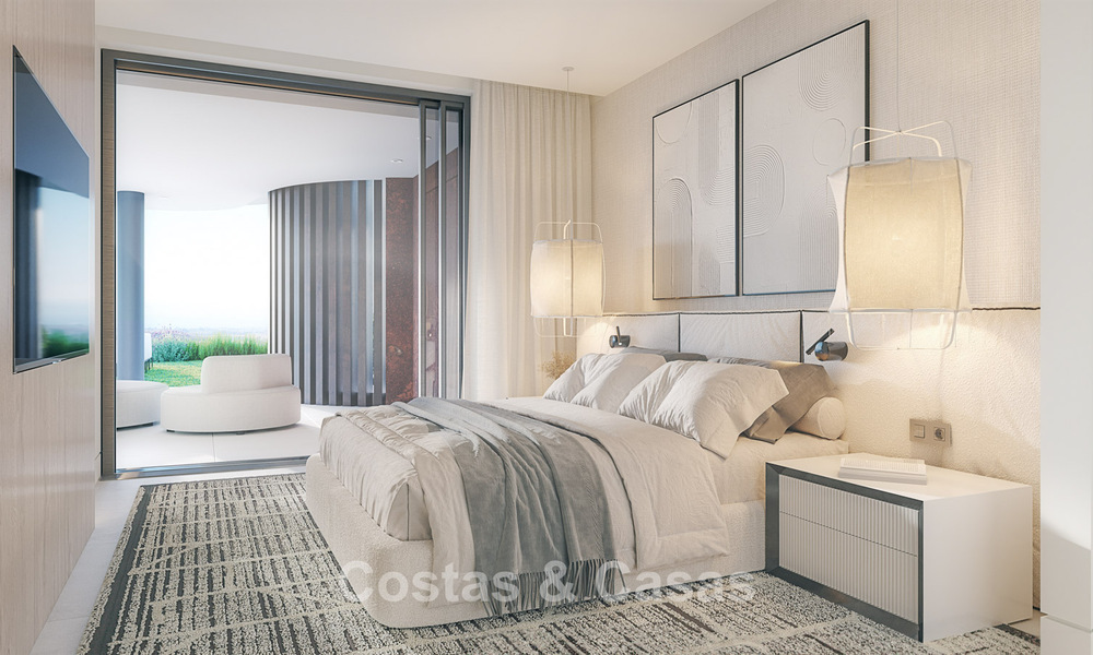 Nuevo! Apartamentos de lujo con diseño innovador en venta en un gran resort de naturaleza y golf en Marbella - Benahavis 54766