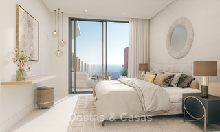Apartamentos de lujo con diseño innovador en venta en un gran resort de naturaleza y golf en Marbella - Benahavis 54767 