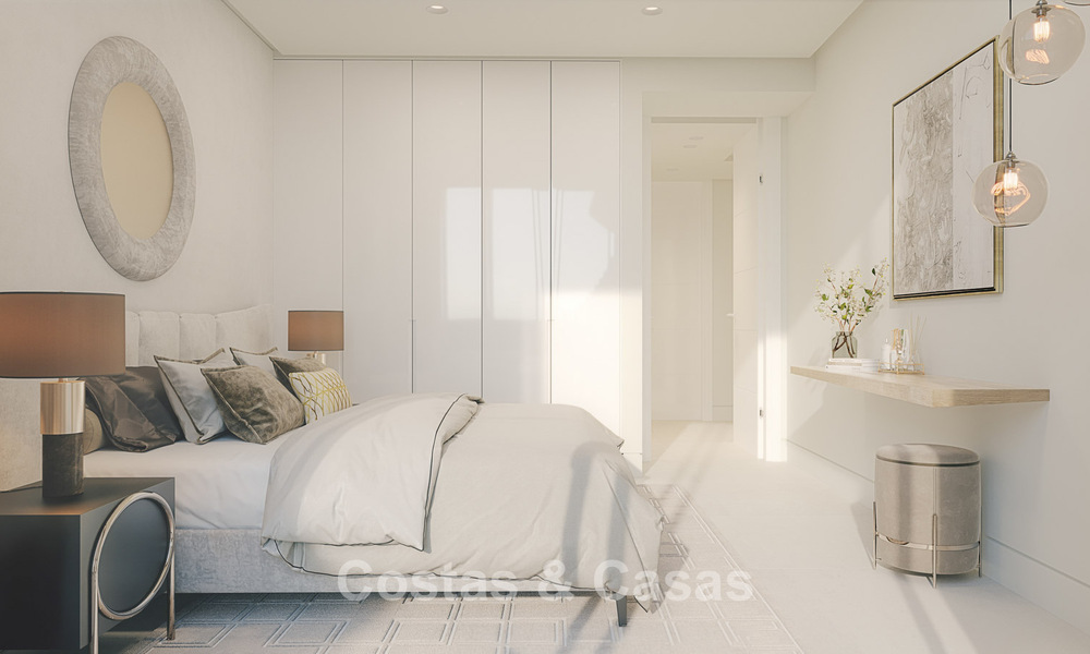 Apartamentos de lujo con diseño innovador en venta en un gran resort de naturaleza y golf en Marbella - Benahavis 54768