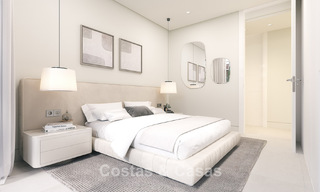 Apartamentos de lujo con diseño innovador en venta en un gran resort de naturaleza y golf en Marbella - Benahavis 54771 