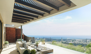 Apartamentos de lujo con diseño innovador en venta en un gran resort de naturaleza y golf en Marbella - Benahavis 54777 