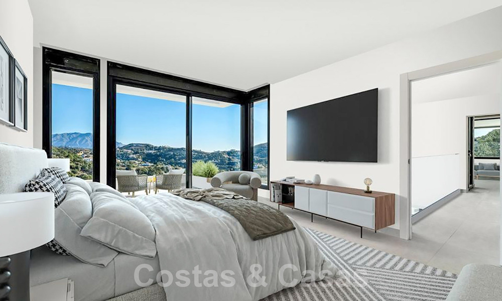 Nueva, moderna villa de lujo en venta con vistas panorámicas en Marbella - Benahavis 61440