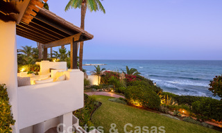 Prestigioso ático en venta con vistas frontales al mar en Puente Romano en la Milla de Oro de Marbella 55095 