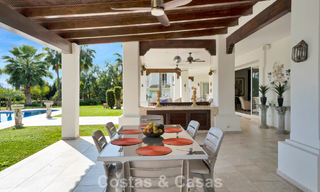 Mansión de lujo de estilo andaluz con vistas al mar en el valle del golf de Nueva Andalucía, Marbella 779209 